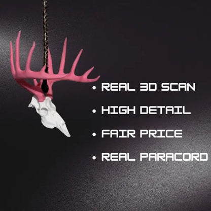 Whitetail Deer Skull Mirror Hanger