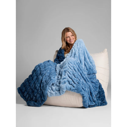 Oversized Plush Throw Blanket