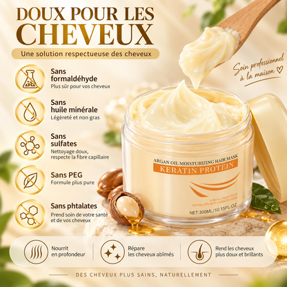 Keratin Hair Mask Deep Repair, Smoothness & Shine
