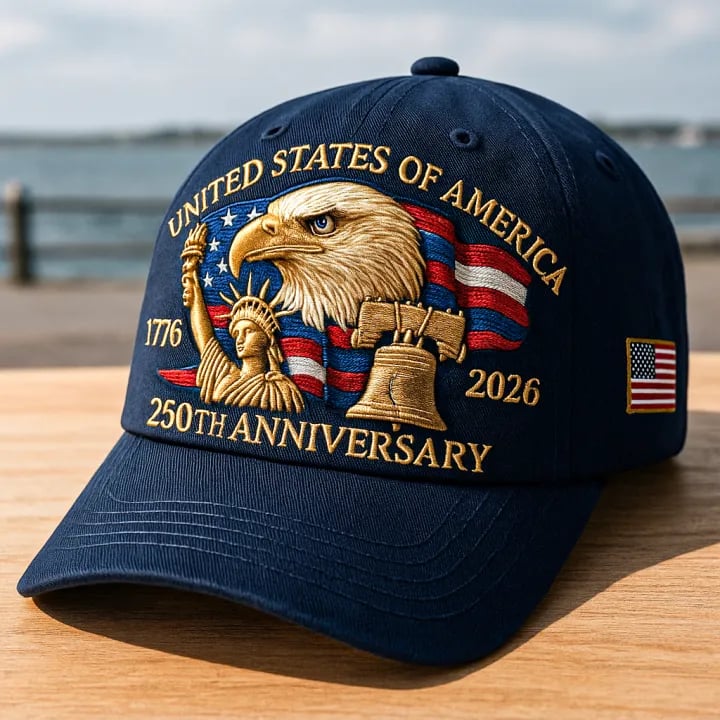 Eagle & Liberty United States 250th Anniversary Hat