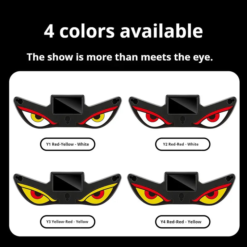 Dynamic LED Rear Window Display - Vampire Devil Eye