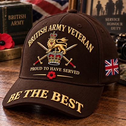 British Army Veteran Cap Proud to Have Served