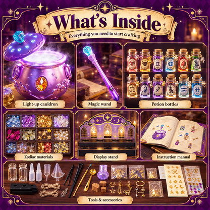 Starlit Wish Potion Lab DIY Zodiac Magic Potion Making Kit