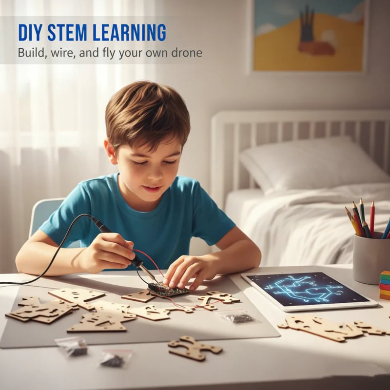 Kids Wooden Drone Kit