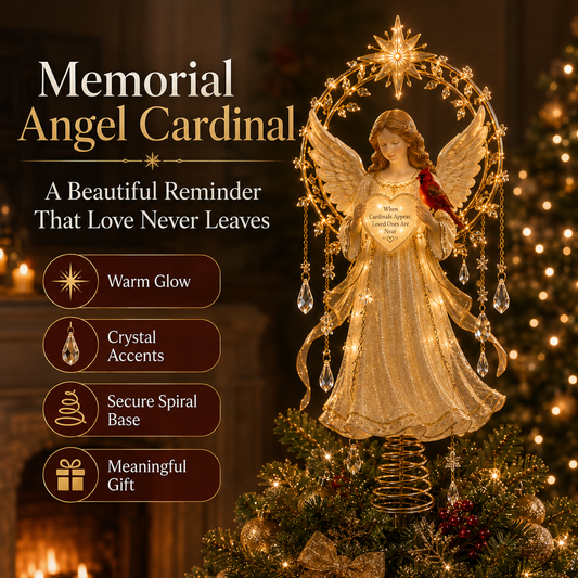 Meaningful Christmas Tree Topper Collection Lighted Holiday Keepsakes