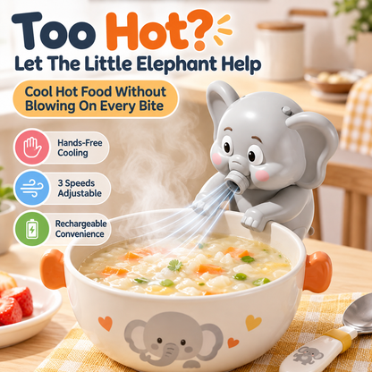 Hands-Free Food Cooling Fan Cool Meals Faster Without Blowing