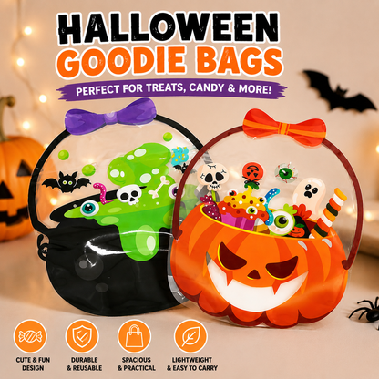 Halloween Plastic Goodie Bags