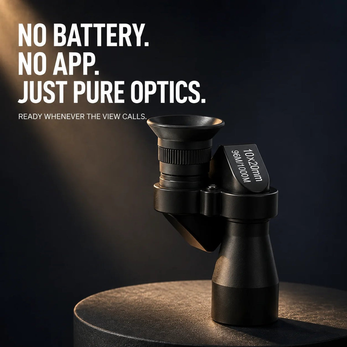 10 20 Mini Monocular Phone Telescope Pocket Long-Distance Viewer with Adjustable Smartphone Clip