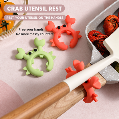 2-in-1 Crab Pot Clip Utensil Rest & Boil-Over Guar