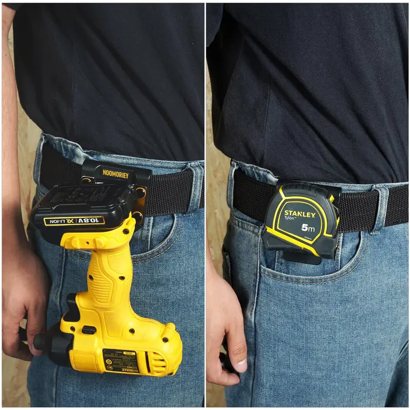 🔥[49% OFF]Drill Holder Belt Clip | Heavy-Duty & Hands-Free | Instant Tool Access for Pros