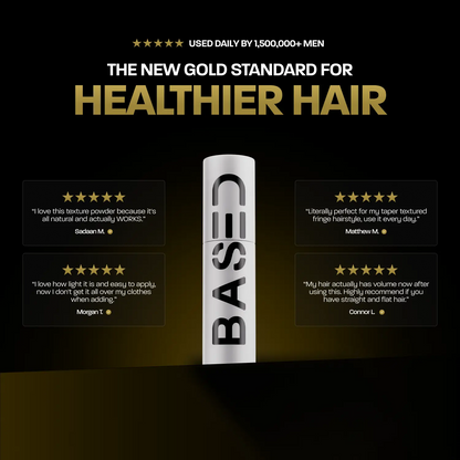 BASED Hair Texture Powder | Instant Volume & Texture | Lightweight, Matte Finish | Simple, Effective, BASED