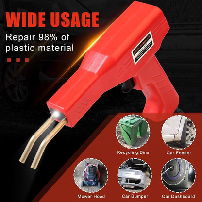 Handheld Car Plastic Welding Repair Tool (200 Staples Included)