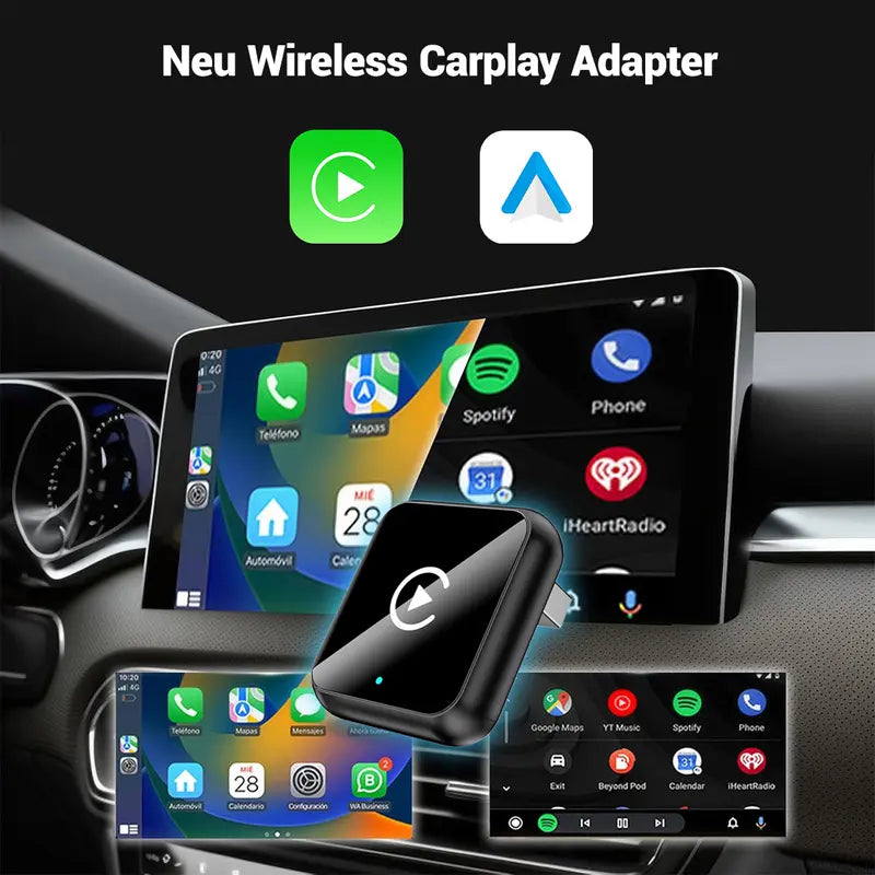 2026 Plug-and-Play Wireless CarPlay Adapter for All Compatible Vehicles