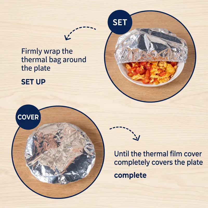 Aluminum Foil Heat-retaining Cover (50pcs)