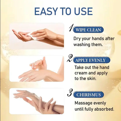Collagen Anti-Wrinkle Hand Cream Daily Hydrating Repair for Dry, Cracked Hands & Heels