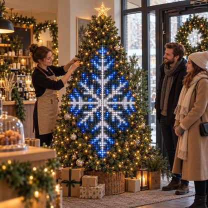 Smart Animated Christmas Tree Lights | App-Controlled LED Holiday Display