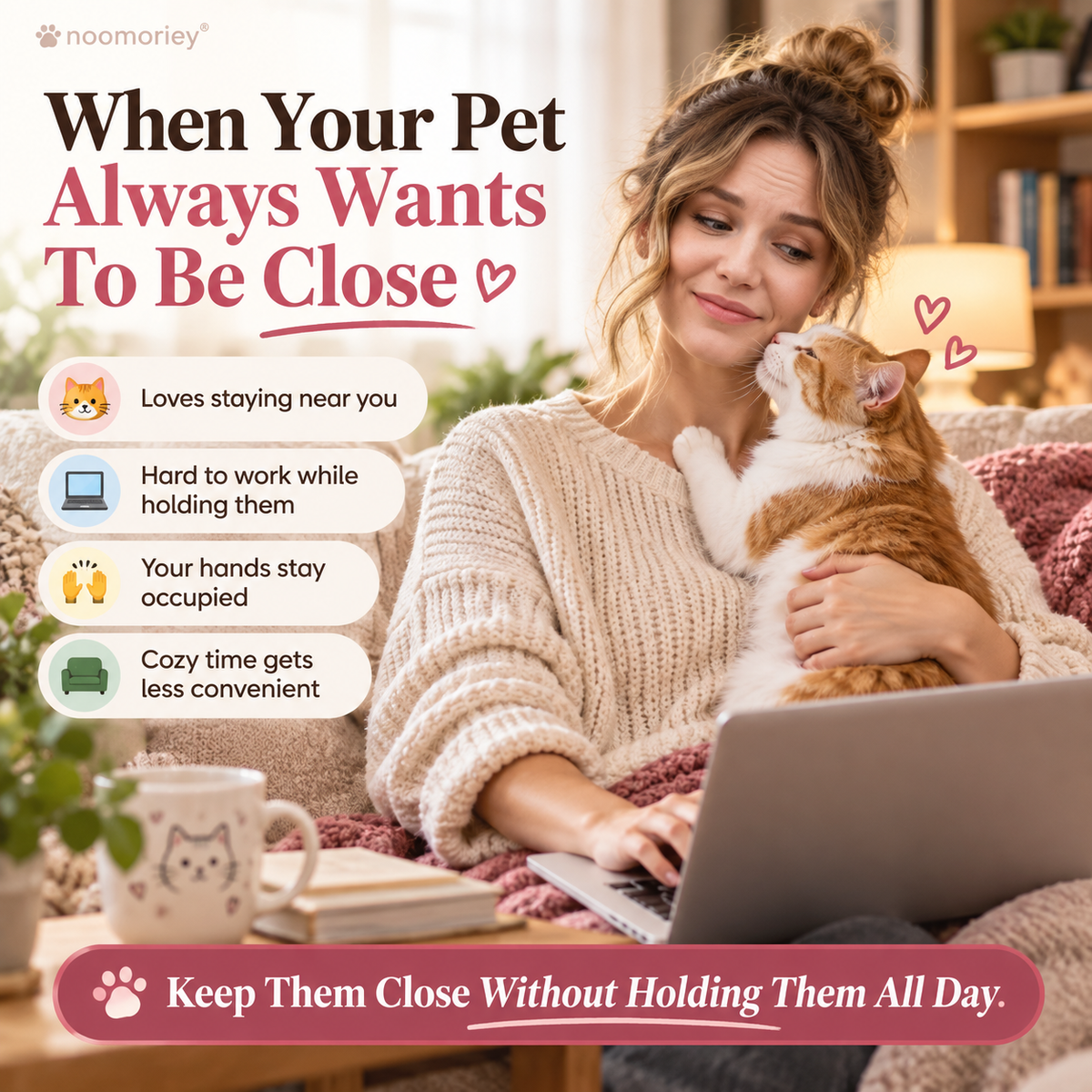 CozyPouch Pet Cuddle Hoodie