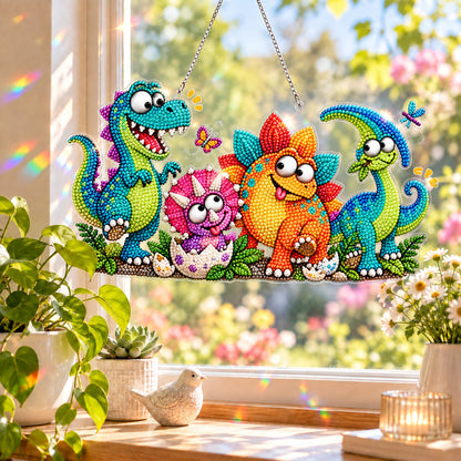 Sunny Birds Diamond Art Suncatcher DIY Kit