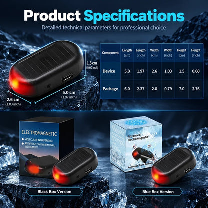 Electromagnetic Snow Removal & Anti-Freeze Device for Vehicles Molecular Interference Technology