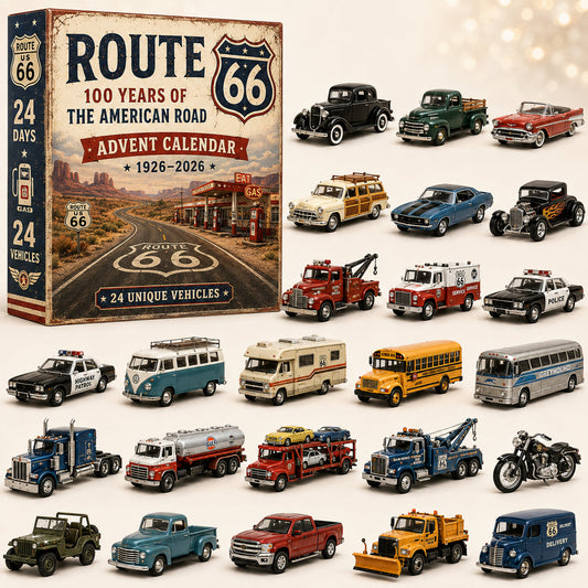 100 Years of Route 66 24-Day Classic American Vehicle Advent Calendar | 1926 2026 Collector s Edition