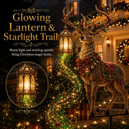 Light-Up Reindeer Christmas Yard Stake