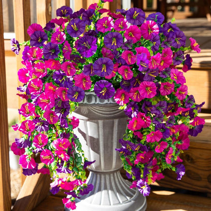UV Resistant Hanging Artificial Morning Glory Vine
