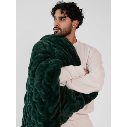 Oversized Plush Throw Blanket