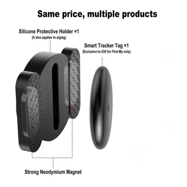 Smart GPS Tracker With Magnetic Case Real-Time Vehicle Tracking For iPhone & Android