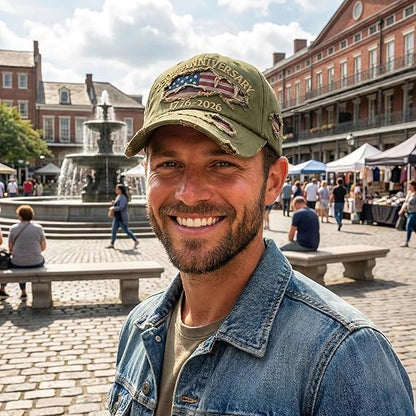 Patriotic Eagle Baseball Cap