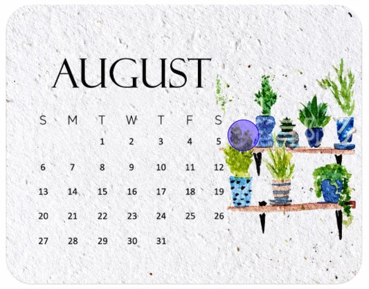 2027 Plantable Seed Calendar Grow Flowers, Herbs & Memories Month by Month