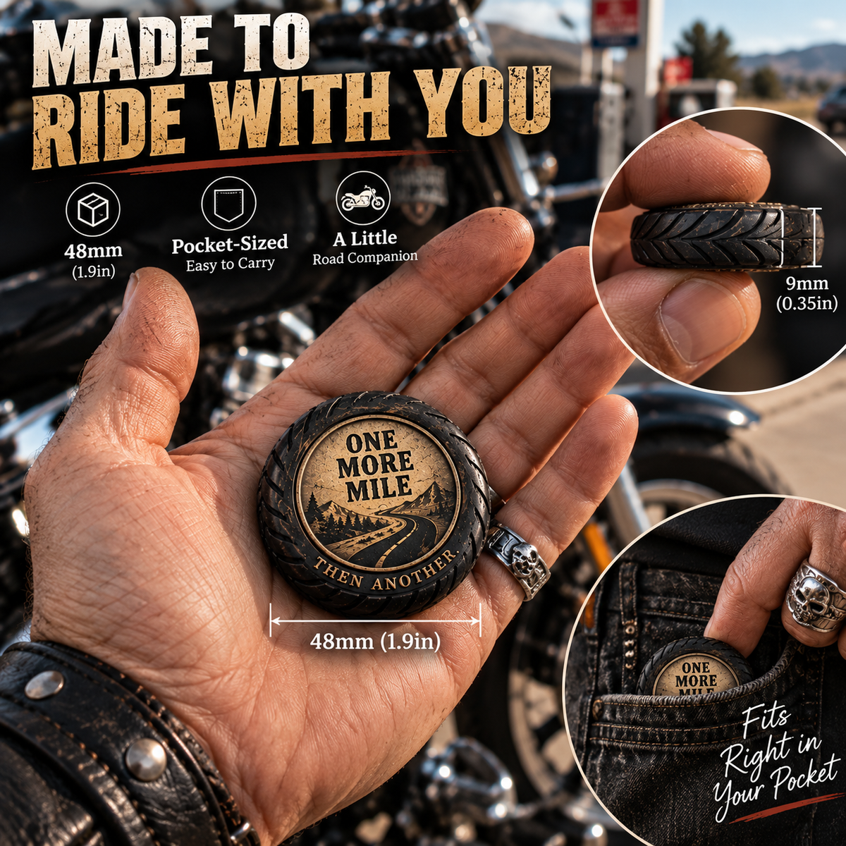 One More Mile Pocket Hug for Riders
