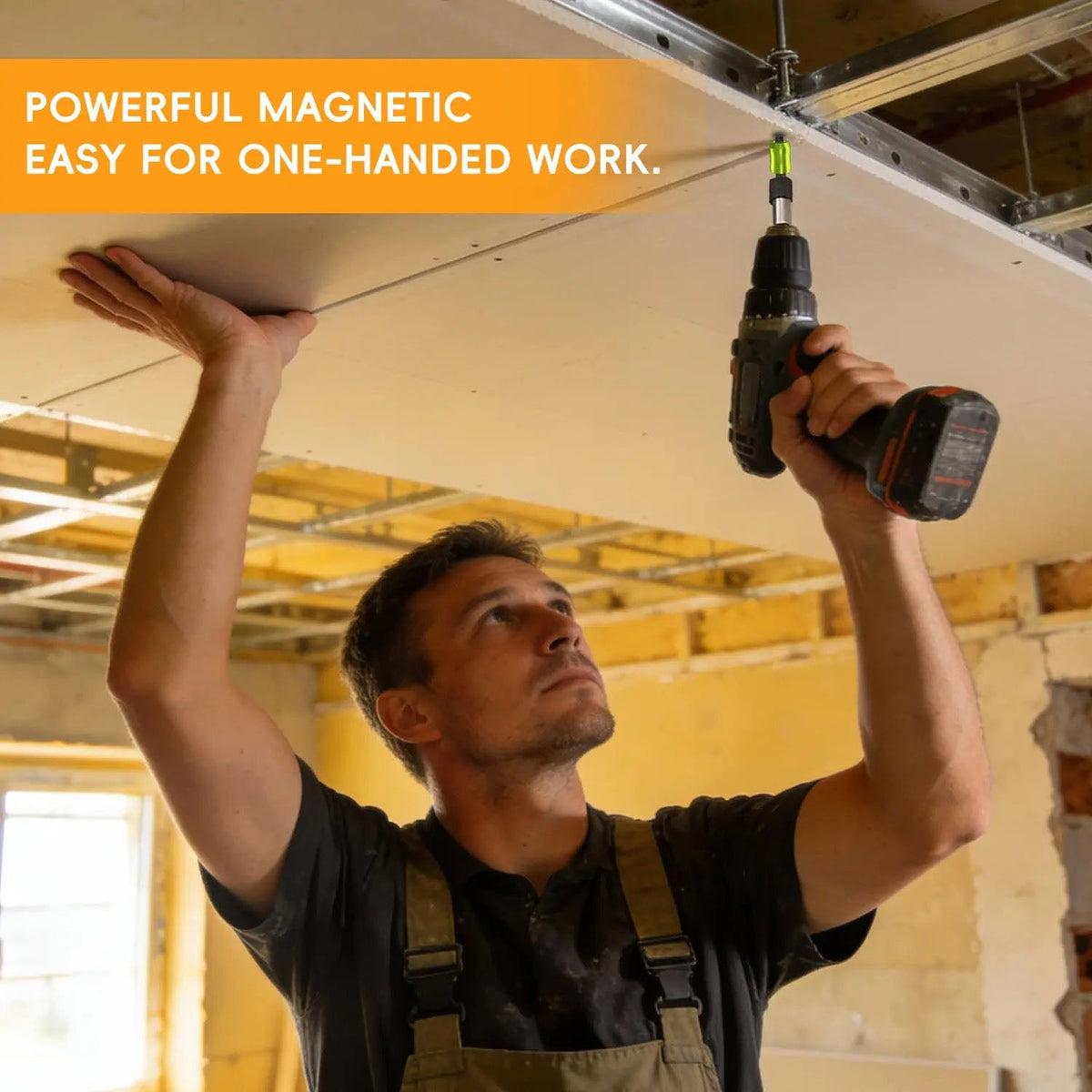 Magnetic Screw Positioner Depth Limiter, Strong Magnet Holds Screws Without Dropping, Prevents Wood Splitting