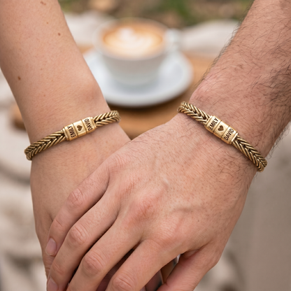 Personalized Name Bead Bracelet Meaningful Personalized Jewelry Gift