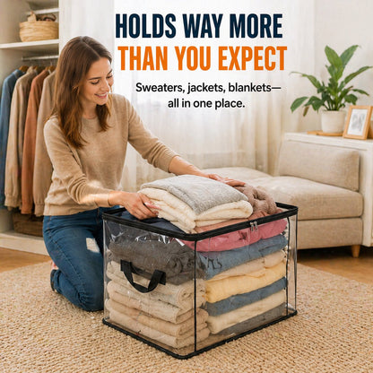 Heavy-Duty Flip-Top Storage Boxes