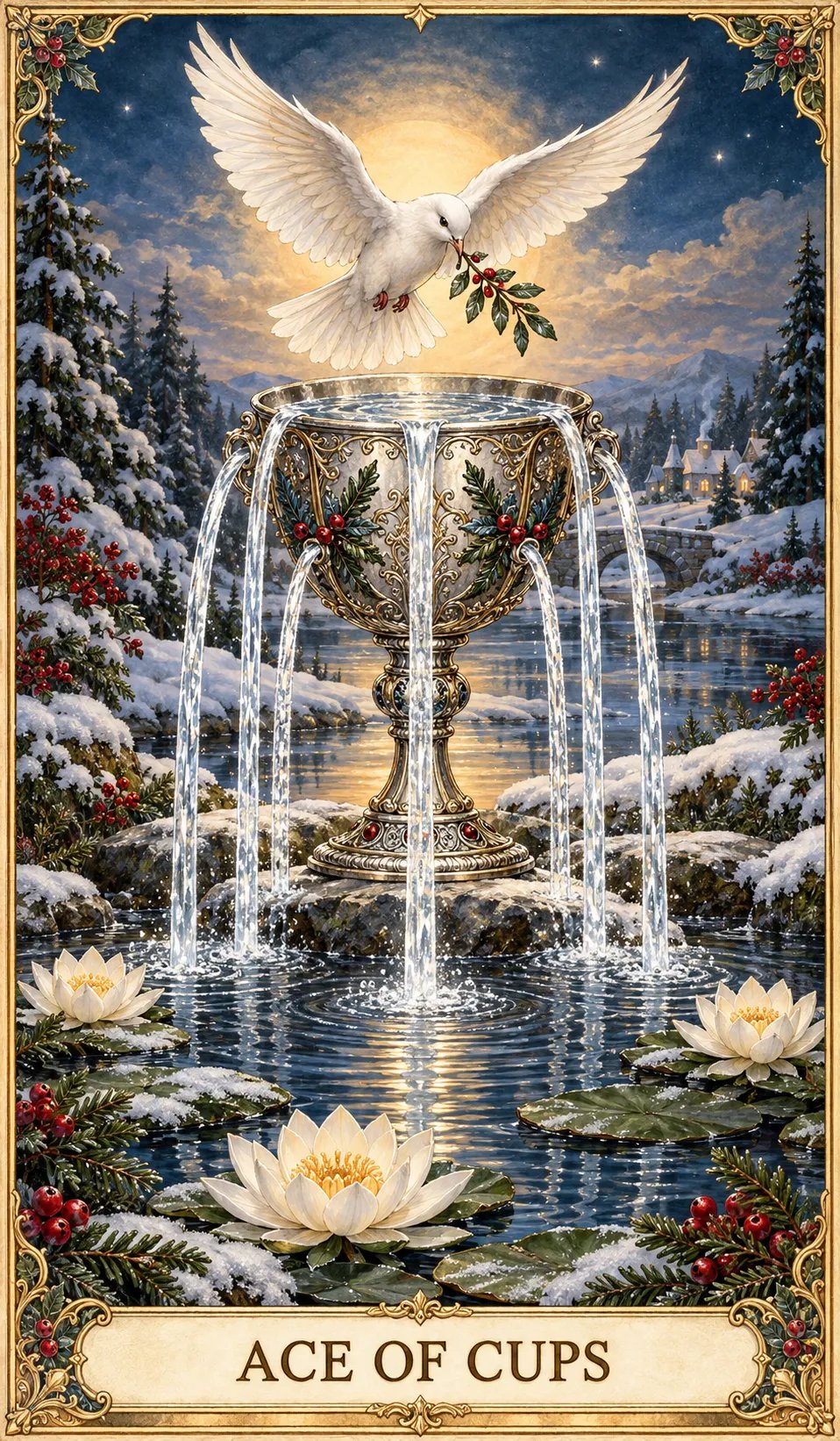 Yuletide Tarot Deck | 78 Festive Cards & A Guided 12-Day Holiday Ritual