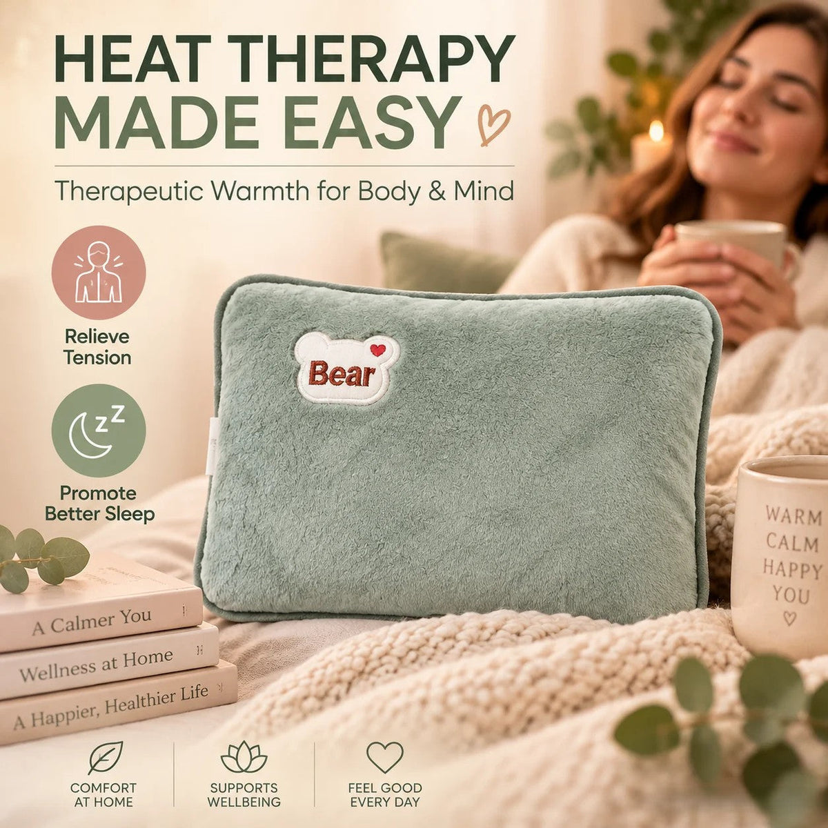 Rechargeable Water Bottles, Heat Packs, Explosion-proof Heat Pads