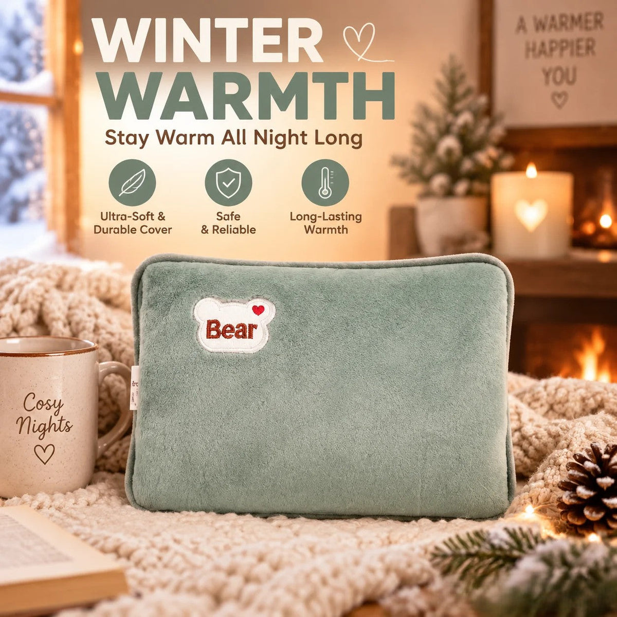 Rechargeable Water Bottles, Heat Packs, Explosion-proof Heat Pads