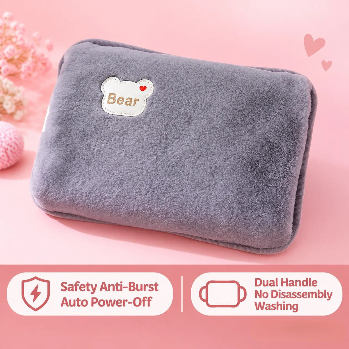 Rechargeable Water Bottles, Heat Packs, Explosion-proof Heat Pads