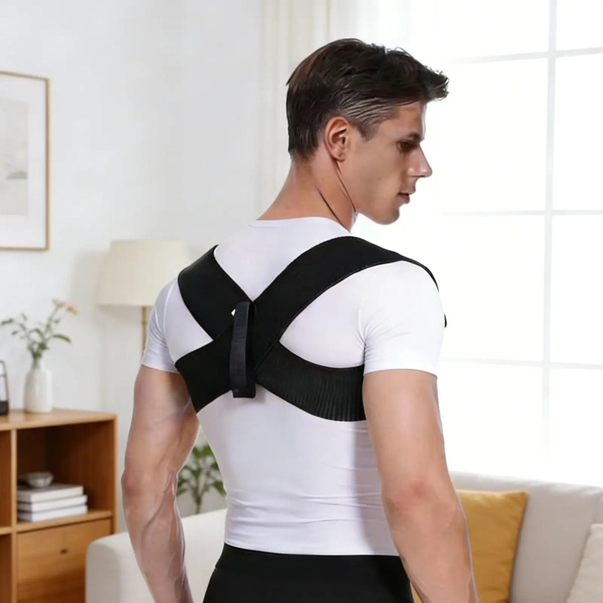 Adjustable Posture Corrector Comfortable Back Support Brace for Men & Women (XS XXL)