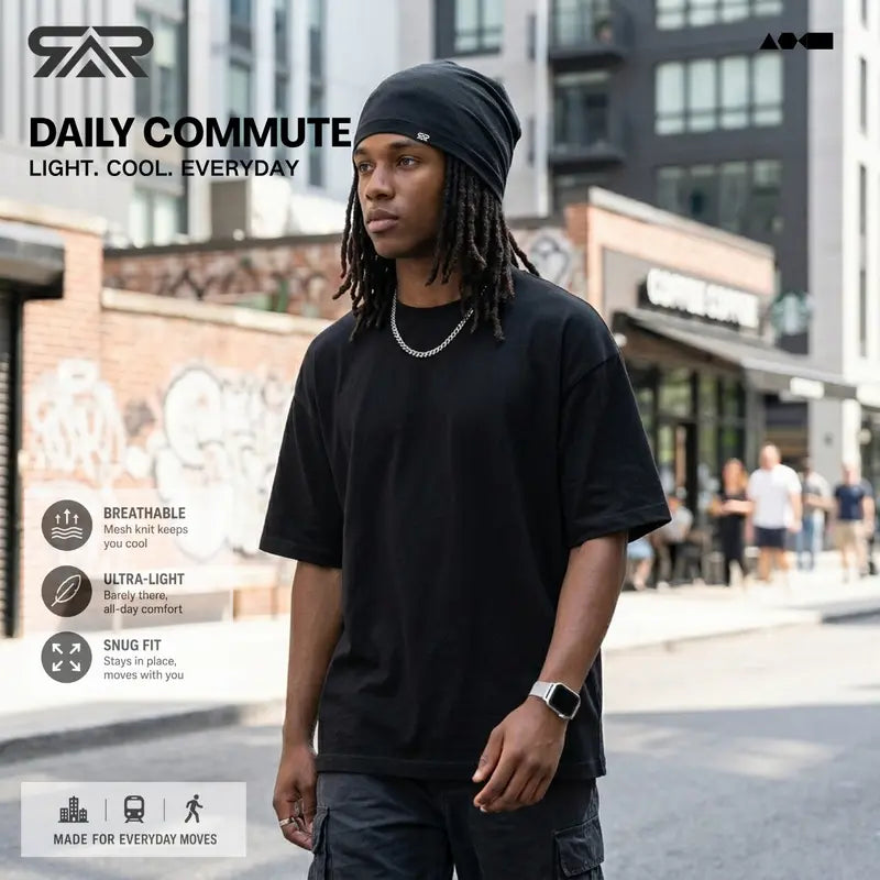 Breathable Skull Cap Men Beanie Do-rag
