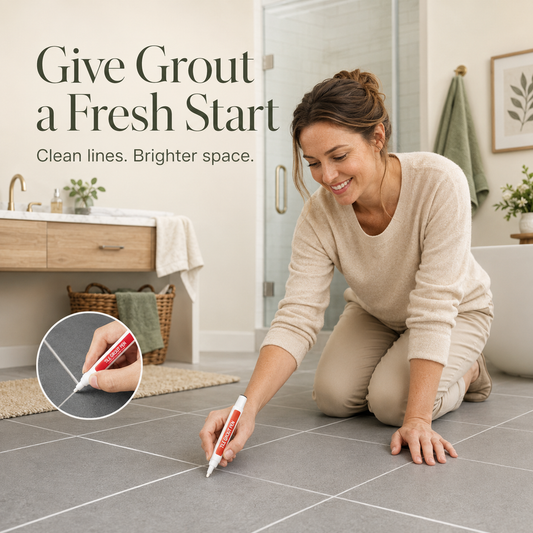 Anti-Mold Waterproof Tile Grout Repair Pen Quick-Dry Grout Color Restorer