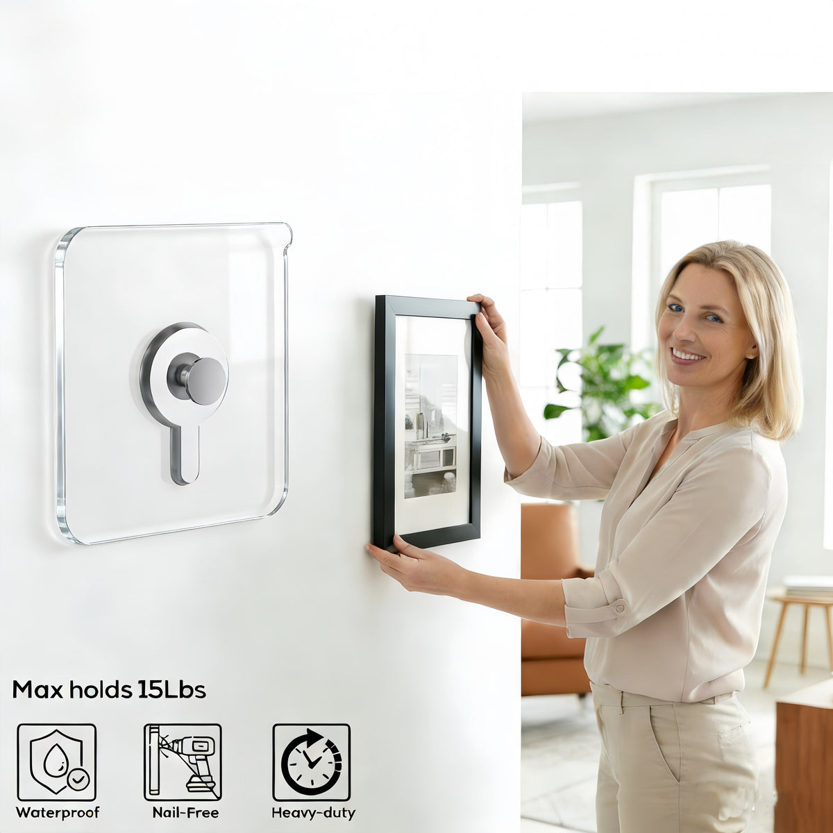 10 Pcs Self Adhesive Wall Hooks