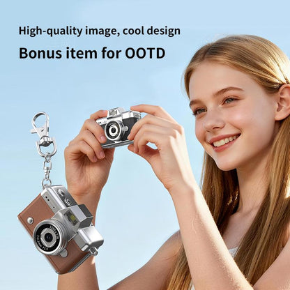 Mini Keychain Digital Camera 32G Card & Charging Cable Included