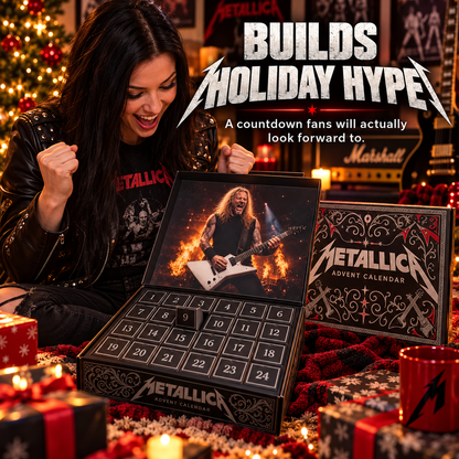 Metallica Advent Calendar 24-Day Rock Christmas Countdown