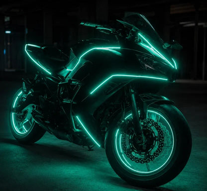 Motorcycle RGBIC Glow Kit 5000+ Colors, Music Sync & App Control