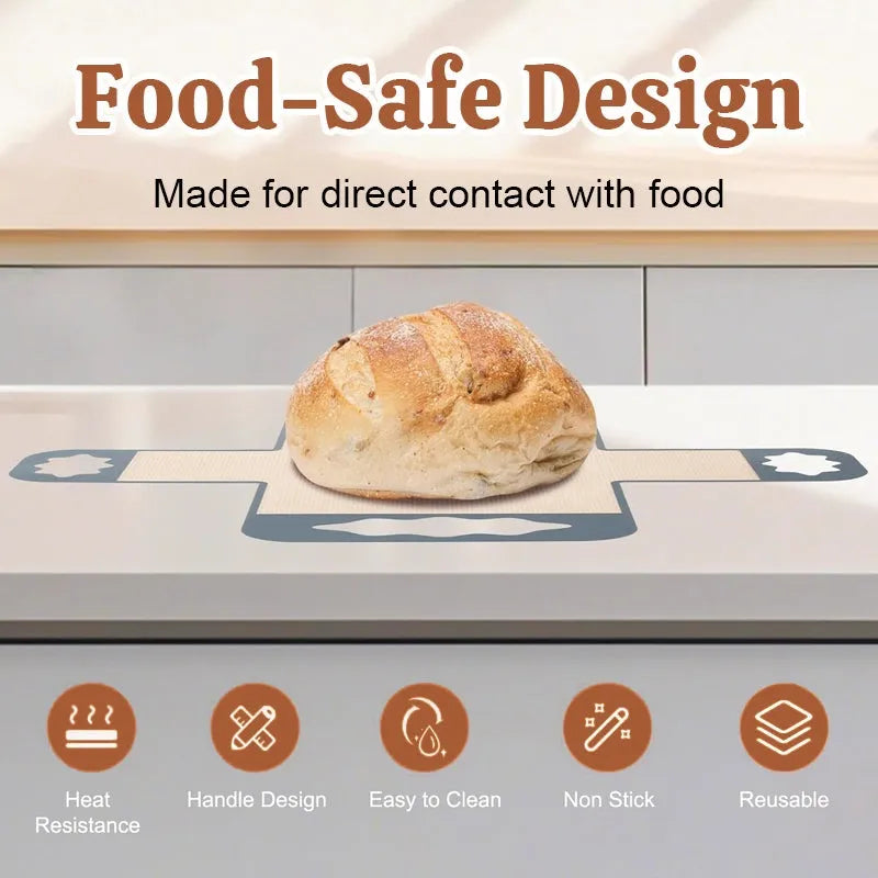 Cross Shape Food Safe Baking Liner, Simple Clean Up Alternative To Disposable Parchment Paper