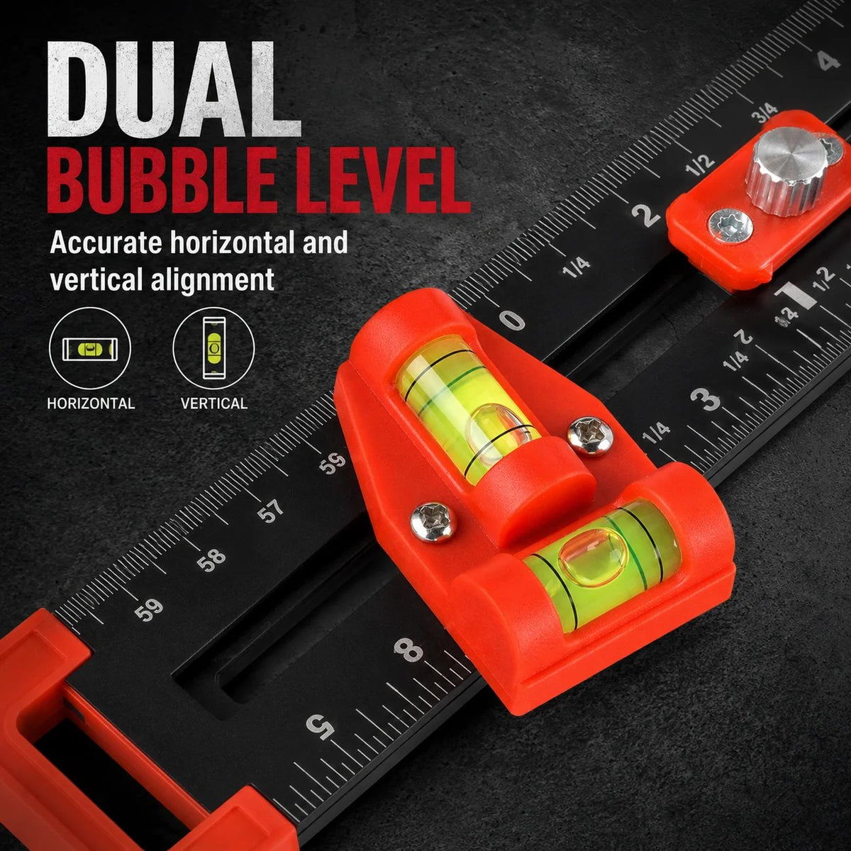 4-in-1 Scriber Marking Line Ruler