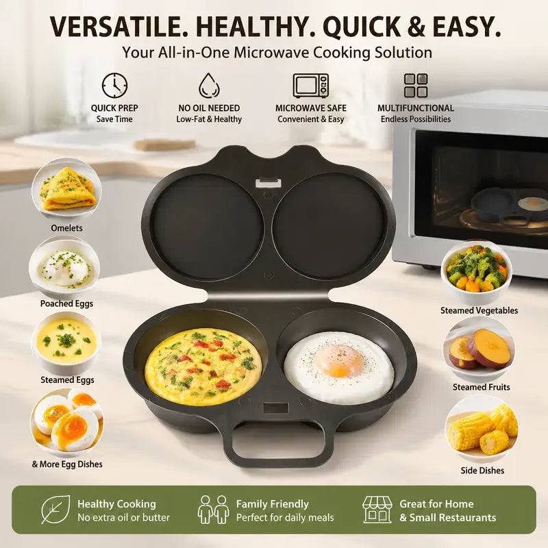 Microwave Egg Steamer Mold BPA Free