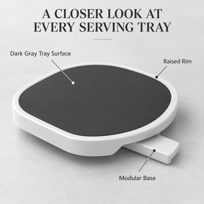 Share & Spin Expandable Lazy Susan Turntable for Dining Tables