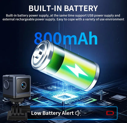 Smart WiFi Security Camera 1080P HD, Night Vision & Motion Detection